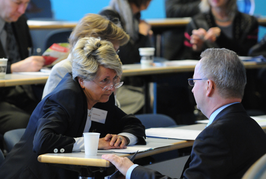 Ingrid Simonnæs og Jan I. Haaland (Foto: Hallvard Lyssand)