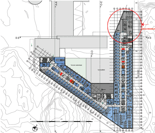 NHH-nybygg, planutkast 3. etasje (Ill.: Link Signatur)