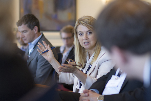 francesca Cornelli, Argentum Centre Symposium 2014 (Foto: Nils Olav Mevatne)