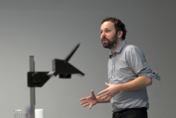 Lars Jacob Tynes Pedersen, Doktorgradskollokvium 2010 (Foto: Hallvard Lyssand)