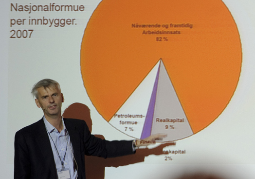 Øystein Thøgersen, NHHs Høstkonferanse 2010 (Foto: Kristian Helgesen)