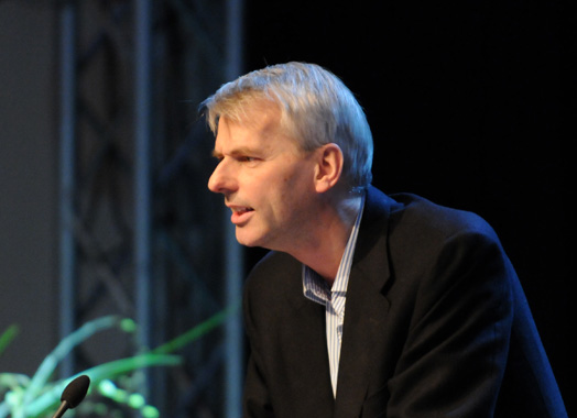 Øystein Thøgersen, StudSymp 2011 (Foto: Hallvard Lyssand)