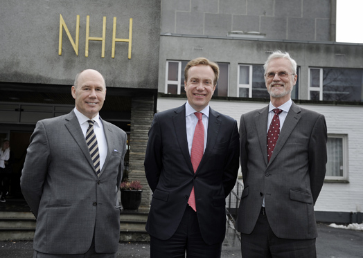 Børge Brende, Frøystein Gjesdal, Tor Wallin Andreassen (Foto: Helge Skodvin)