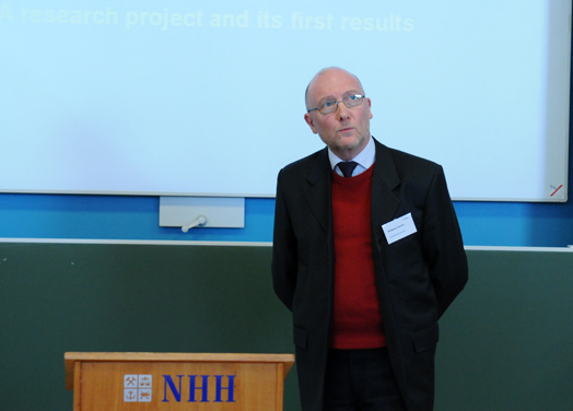 Wolfgang Lörscher, Fagspråkkonferansen 2011 (Foto: Hallvard Lyssand)